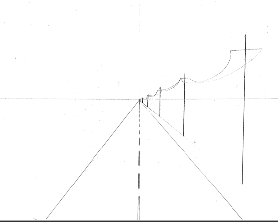 bridge drawing perspective